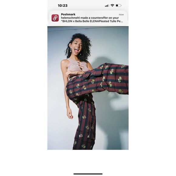 New Free People Mozh Arezu Cargo Pant Size Medium - Picture 2 of 8